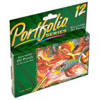 Crayola Portfolio Series Oil Pastels – 12 Assorted Water-Soluble Colours for Wet or Dry Use | Creamy Blendable Pastels for Artists & Kids | Safe, Non-Toxic Art Supplies