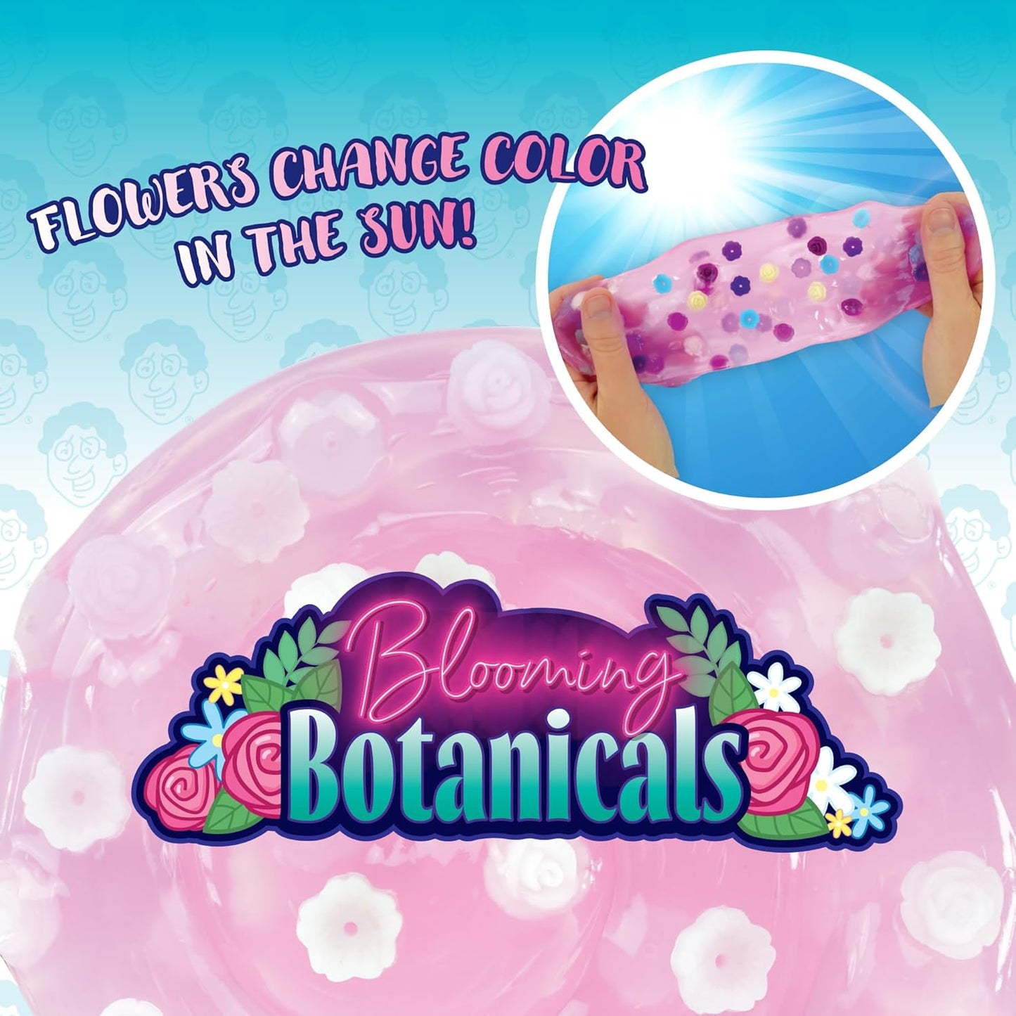Blooming Botanicals - Full Size 4" Thinking Putty Tin