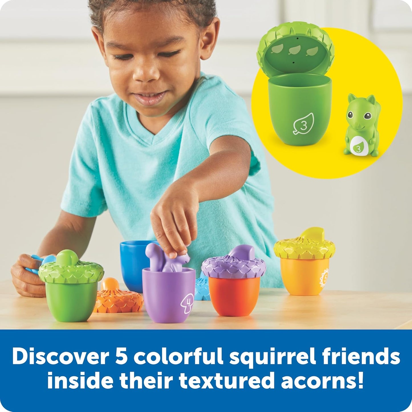 LR -SNAP-N-LEARN™ SURPRISE SQUIRRELS
