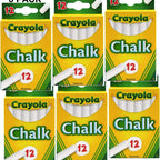 12 ANTI DUST CHALKS-WHITE