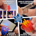 Marvin’s Magic Deluxe Edition – 225 Amazing Magic Tricks Set for Kids, Complete Magician Kit with Props, Cards & Video Instructions