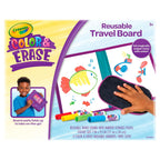 Crayola Color & Erase Drawing Board for Kids, Travel Coloring Kit, Gift 3+