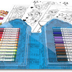 CRAYOLA - Case with Colours & Stickers Paw Petrol, Felt Pen Set, Colouring Pages, Stickers, 45 Pieces, Creative Gift for Children from 5 Years