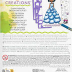 Crayola Creations Glam Fashion Set – 30-Page Drawing & Activity Kit with Stencils and Stickers | Create Your Own Fashion Collection | Creative Art Set for Girls Ages 8+