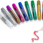 Crayola Bold Washable Glitter Glue 9 ct., Fiery Flecks