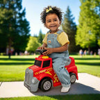 My First Foot to Floor  Unicorn– Multicolour | Toddler Walker Foot to Floor Slider | Hidden Storage Space, Moveable Steering Wheel & Squeaky Horn | Pre-School & Nursery Walking Aid | Ages 1+