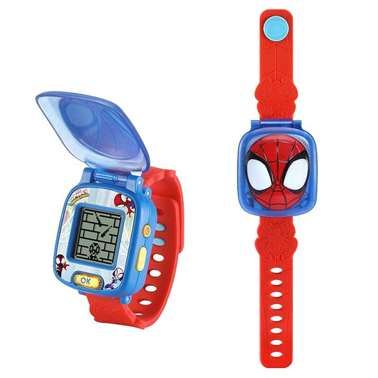 VTech Spidey and His Amazing Friends Learning Book - Interactive Educational Activity Book for Toddlers, Alphabet & Letter Learning Toy with Stories, Music & Light-Up Buttons, Gift for Boys & Girls Ages 2, 3, 4+ Years
