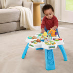 VTech Busy Bee 2-in-1 Activity Table with Music, Shape Sorter & Learning Zones for Babies & Toddlers