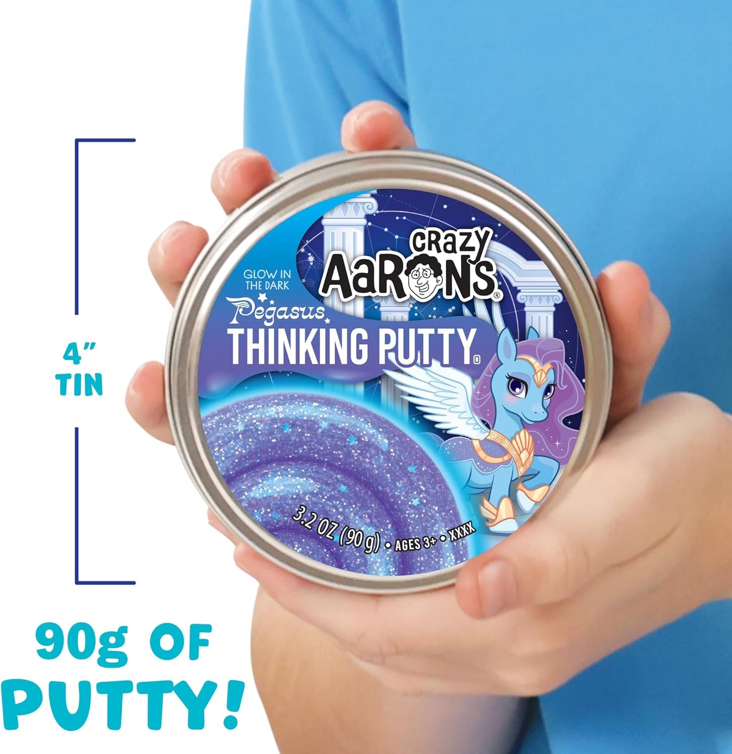 Pegasus - Full Size 4" Thinking Putty Tin