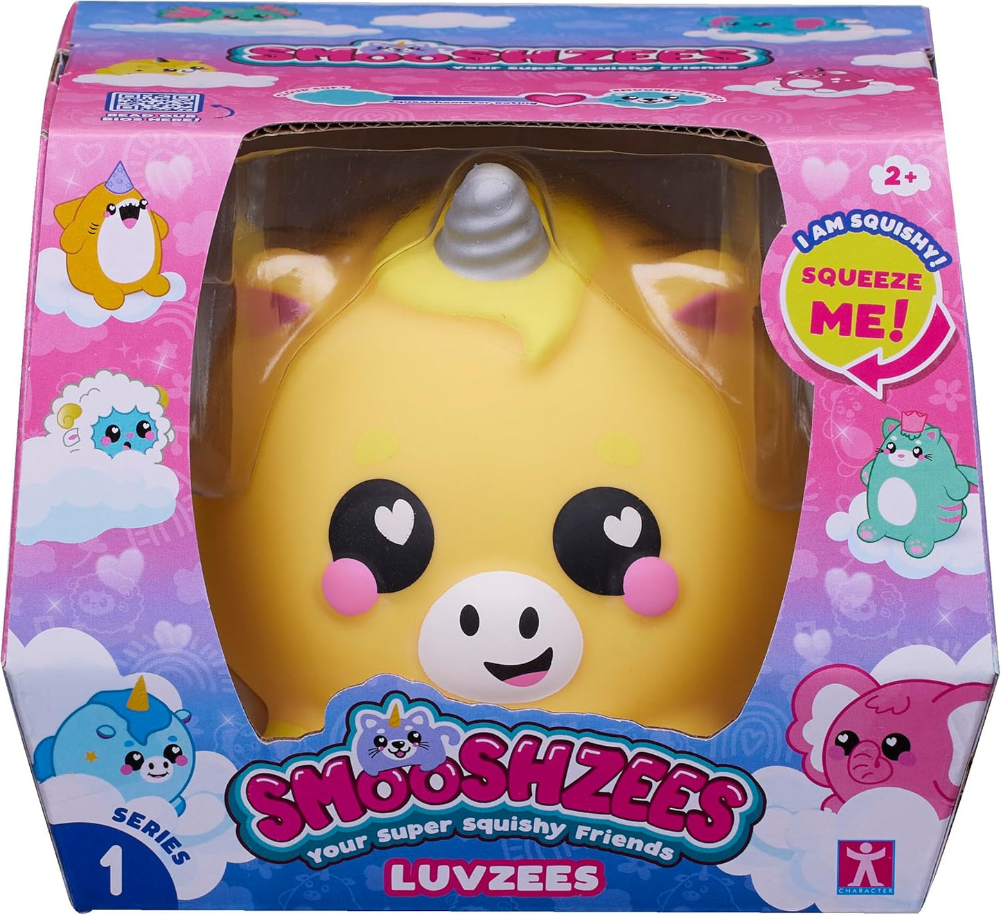 SMOOSHZEES 4.5"LUVZEES UNICORN (FUNDER )