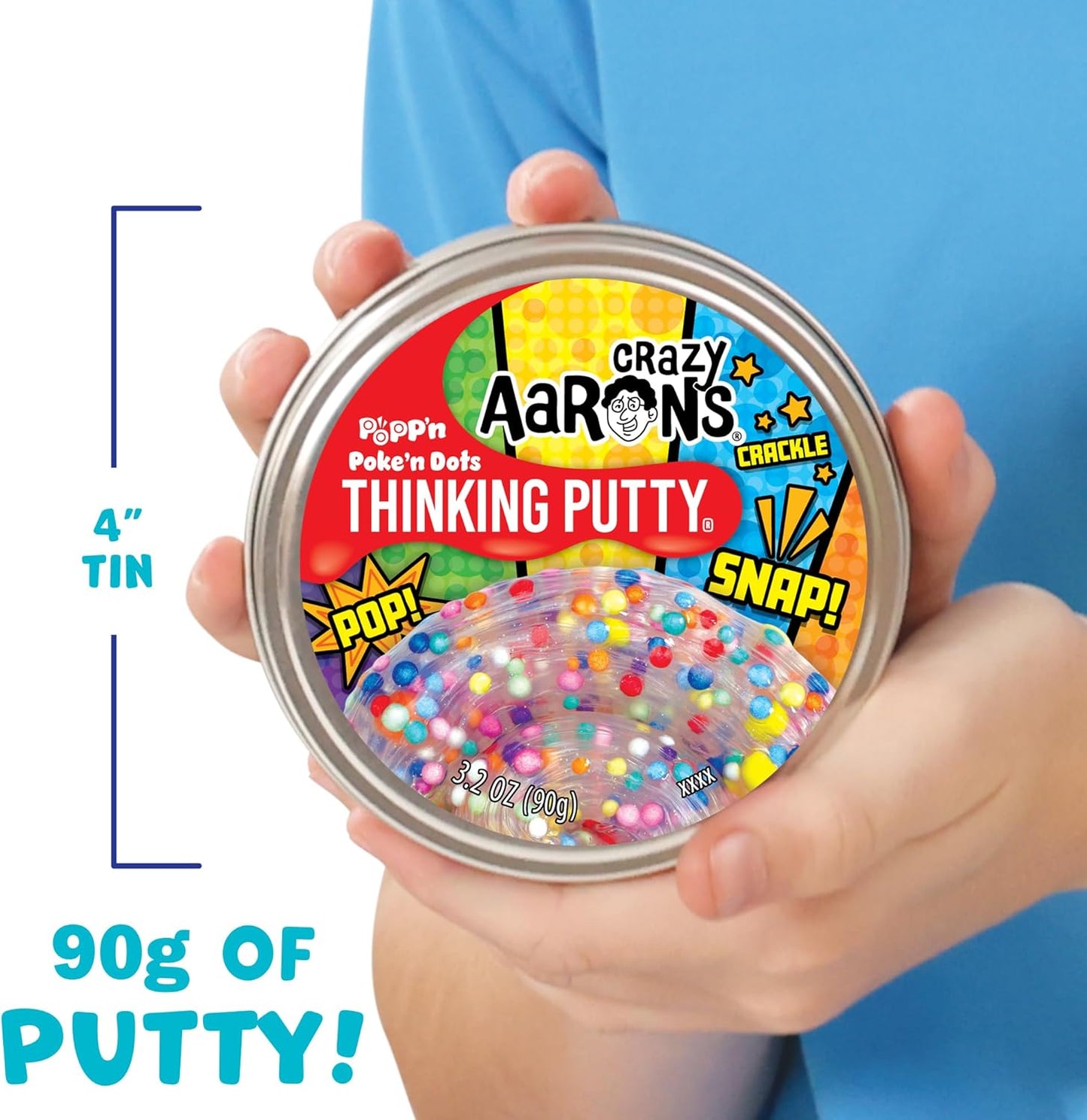Poke'n Dots - Full Size 4" Thinking Putty Tin