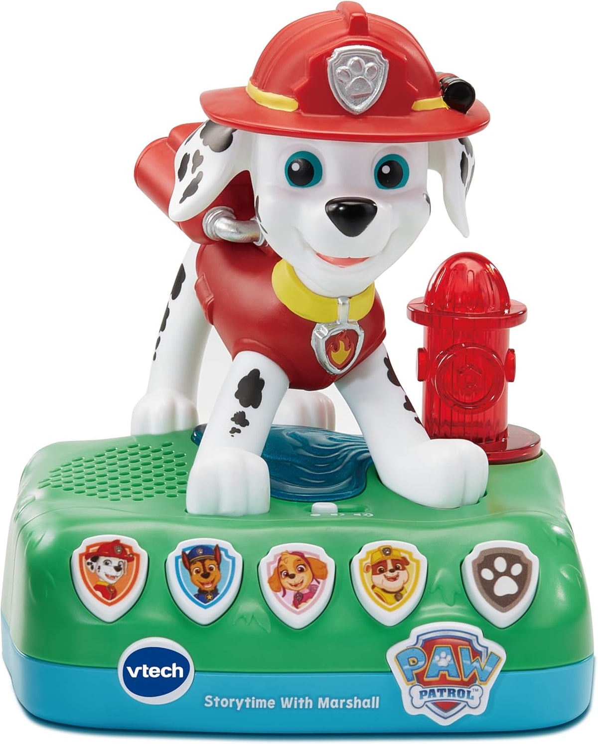 VTech Storytime With Marshall – Interactive PAW Patrol Nightlight & Storybook with 4 Narrated Adventures, Sleep Timer, Music & Games for Kids 3+