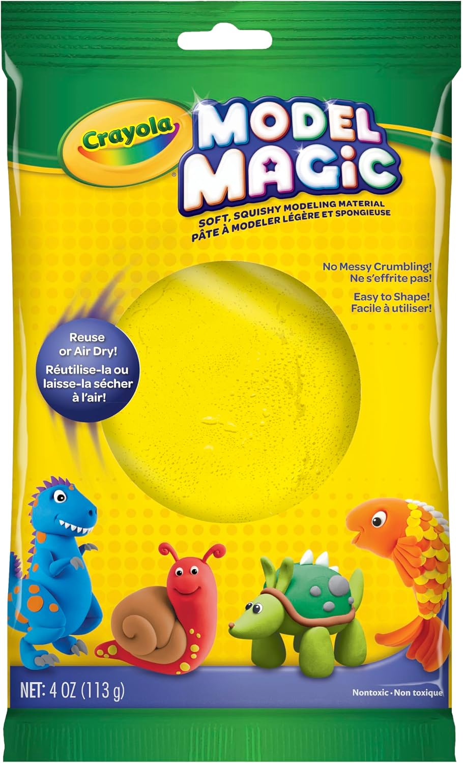Crayola MODEL MAGIC -  YELLOW  SACHET 113GRAMS