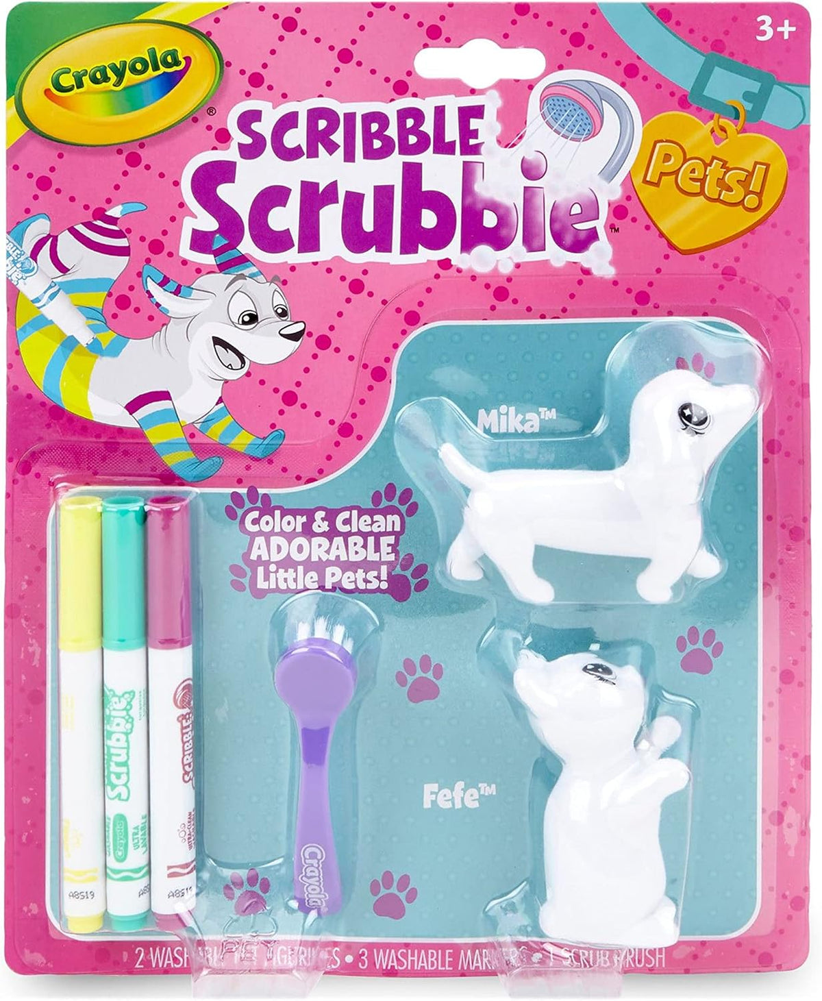 Scribble Scrubbie Pets, Dog & Cat