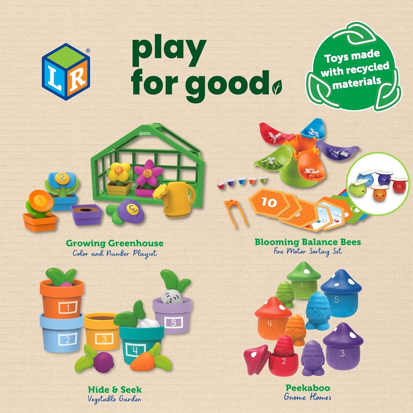 LR-Growing Greenhouse Colour & Number Playset