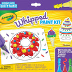 Crayola - Whipped Paint Kit, 15 Changeable Pints tips, 3 Unique Style ( Multicolour) 5+| LESS-MESS PAINTING | 3D ART | GIFT FOR BOYS & GIRLS Ages 5+