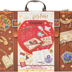 CRAYOLA - Harry Potter Magic Briefcase Creative Set with 30 Activity Sheets, Velvet Art, Stickers, Mini Pencils and Magic Wand, for Children from 3 Years