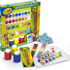 Crayola Washable Paint Set for Kids – 40-Piece Art Supplies Kit | Non-Toxic Washable Paints for School Projects, Crafts & Creative Fun