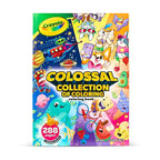 Crayola Colossal Collection of Coloring, 288 Coloring Book Pages, 2 Sticker Sheets, Coloring Book for Kids, Travel Activity