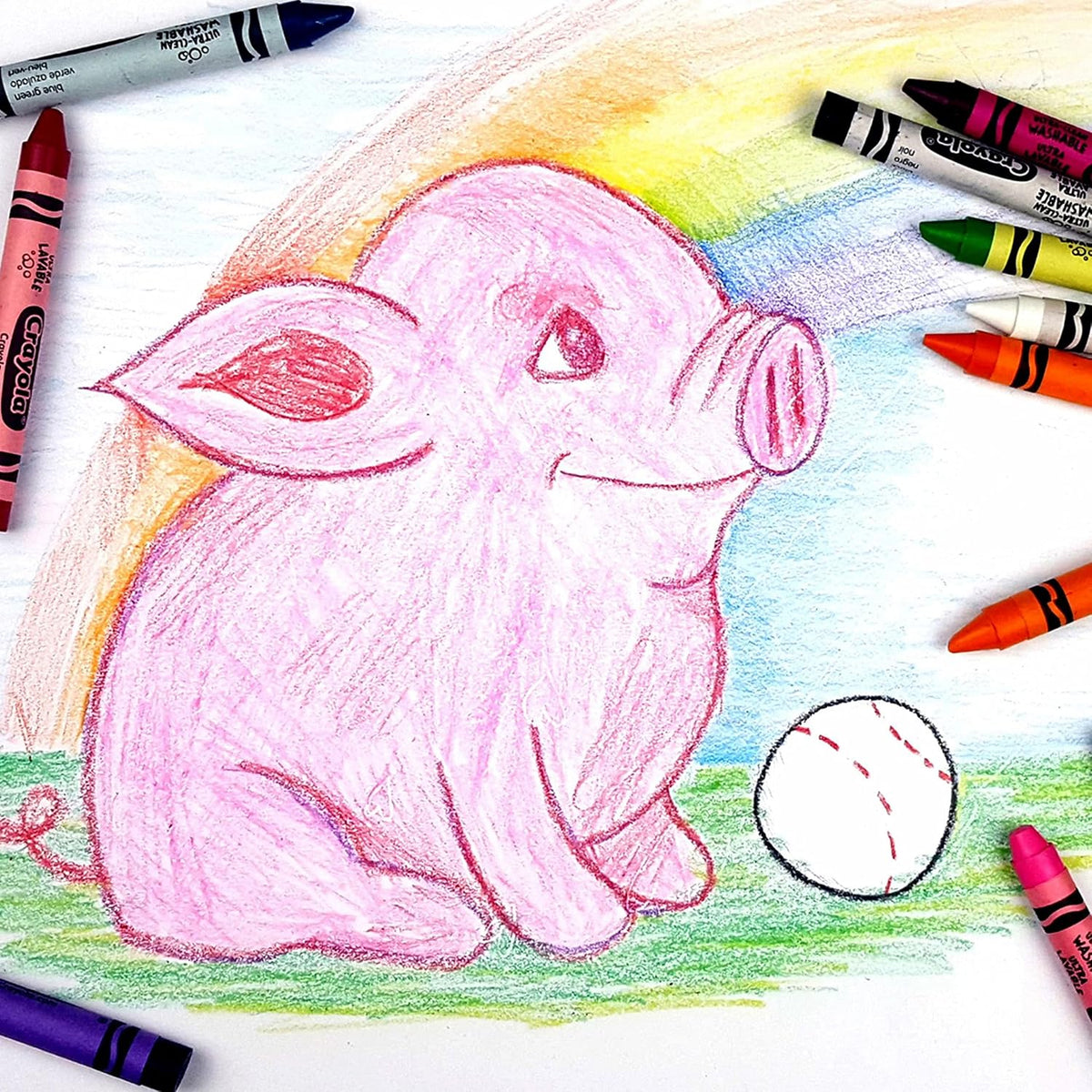 16 Ct. Ultra-Clean Washable Large Crayons