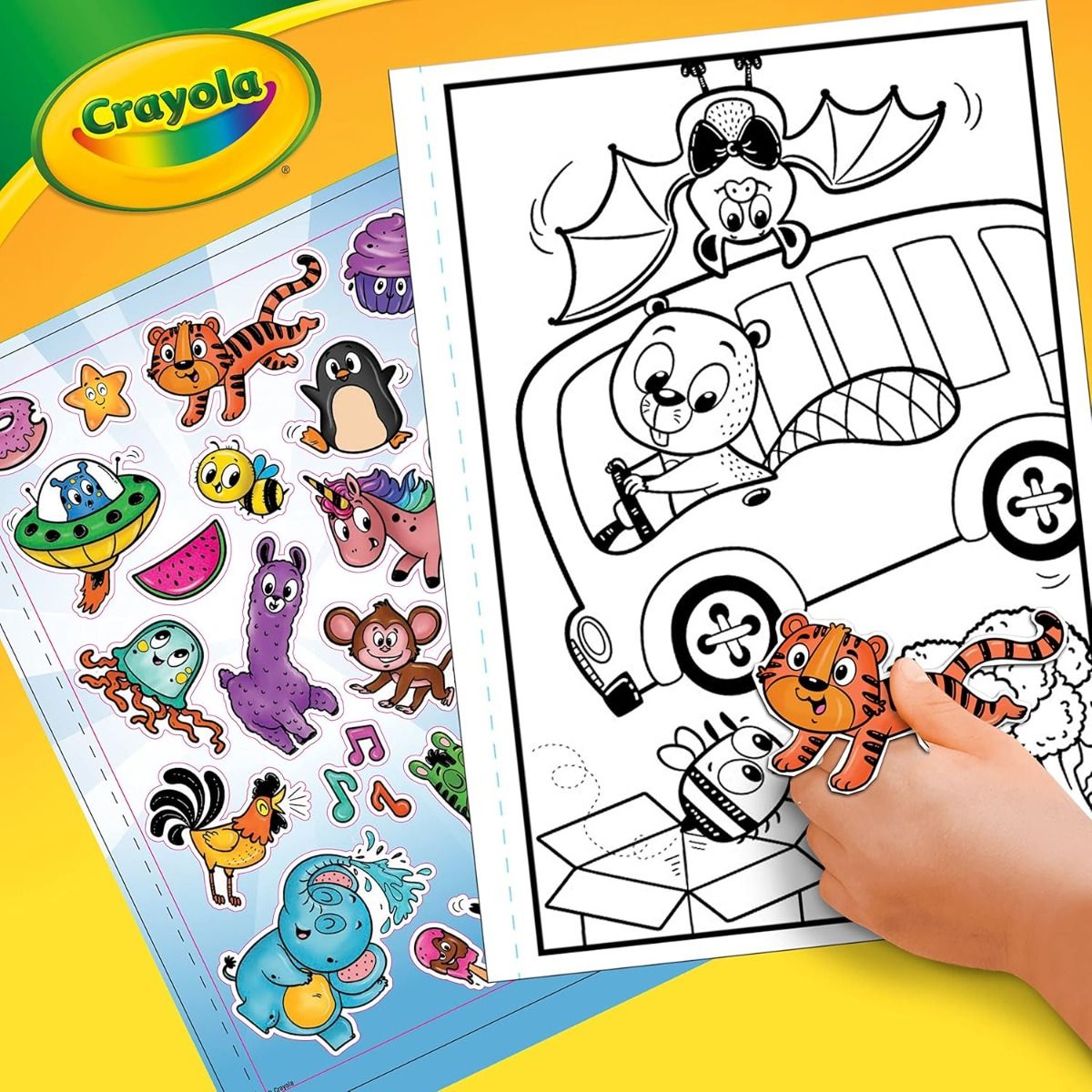 96-Page Coloring Book, AlphaPets
