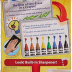 8 Ct. Dry-Erase Crayons, Large Size