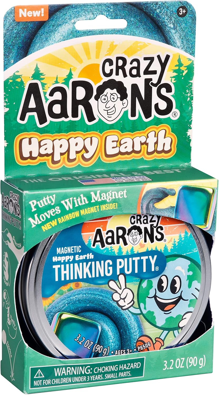 Happy rth - Full Size Thinking Putty Tin with Magnet