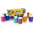 Crayola - Washable Kids Paint | Activity Set,10 Classic Clean & Bright Colors, Pack of 10 | 3+ Yrs