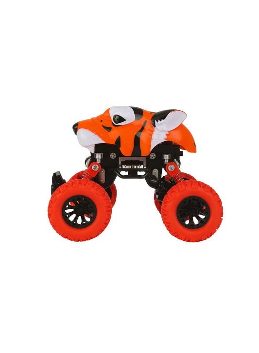 D-Power - PullBack Crazy Tiger Truck | No Batteries Needed, Fun for All Ages | 3+