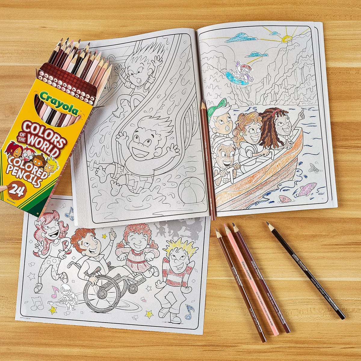 Crayola - Colors of the World Coloring Book, 48 Pages