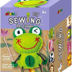 Avenir Sewing Pen Topper - Frog | DIY Pen Topper Friend Sewing Kit - Hours of Entertainment & Creativity | Tools & Instructions Included, Easy and Fun Activity for Kids +