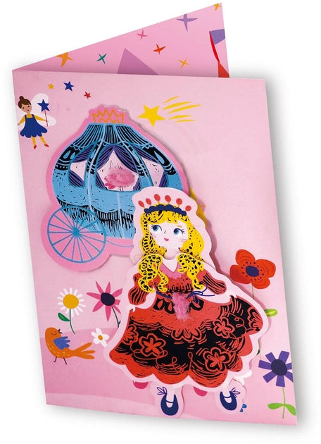 Avenir Scratch - Princesses | Arts & Crafts, Greeting Cards Set | Make Beautiful Greetings Cards | Scratch Art 3+