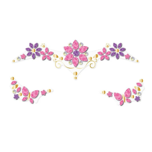 Avenir Face Gems - Flowers |Products designed for application on the face are made from skin-friendly materials to avoid | designed for children aged 3+