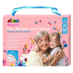 Avenir - Fancy Me Face Stickers & Tattoos for Kids – Fantasy Garden World | 110+ Cosmetic-Grade Removable Stickers | Safe Family Fun Activity for Dress-Up, Parties & Creative Play
