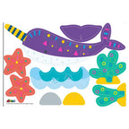 Avenir Nail Stickers and Tattoos - Mermaid | Trendy Themed Designs! Over 260 Colorful and Temporary Stickers & Tattoos for Fashionable Kids - Easy to Use and Remove - Perfect Fashion Activity & Ideal Gifts for Girls 3+