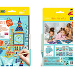 Avenir - Let’s Travel Together A5 Scratch Book – Travel the World | Portable Scratch Art Drawing Pad for Kids | Creative On-the-Go Activity for Airplane, Train & Road Trips