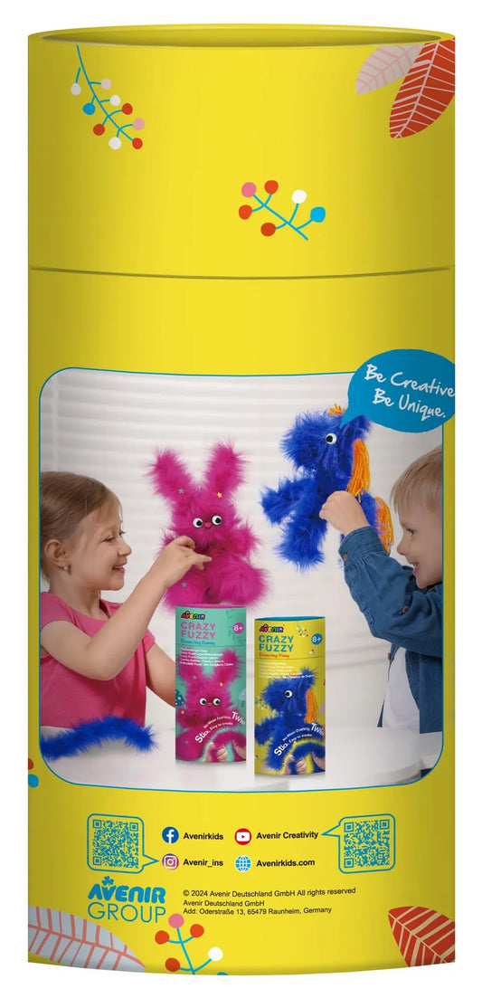 Avenir - Crazy Fuzzy Dancing Pony Craft Kit – Fun Hands-On DIY Project for Kids | Creative Educational Activity for Self-Esteem, Learning & Play