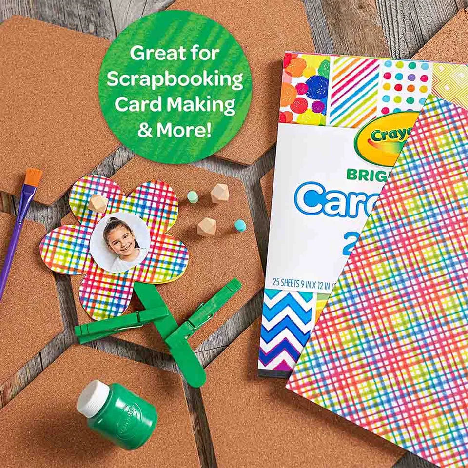 Crayola - 25 ct. Bright Pop! Cardstock
