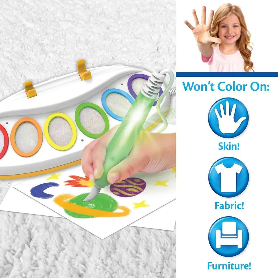 Crayola - Color Wonder Magic Light Brush, Mess Free Painting | Color Wonder Paints are mess-free and only appear on special Color Wonder Paper, not on skin, clothing, & walls. | Makes a great holiday or birthday gift for kids ages 3 and up!