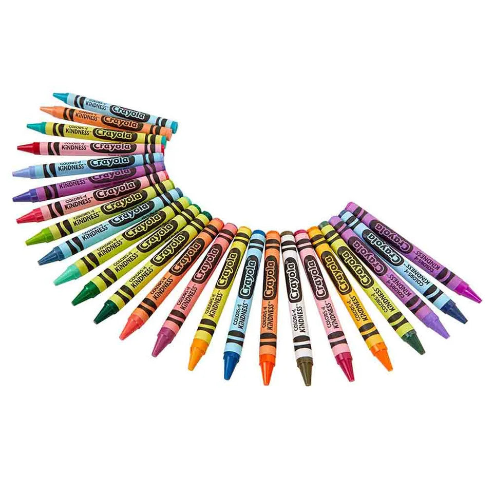 Crayola - Colors of Kindness | Pack of 24, Special Edition Crayons, Unique Color Names | 3+ Yrs