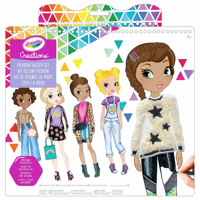 Crayola  Creations Fashion Sketch Set