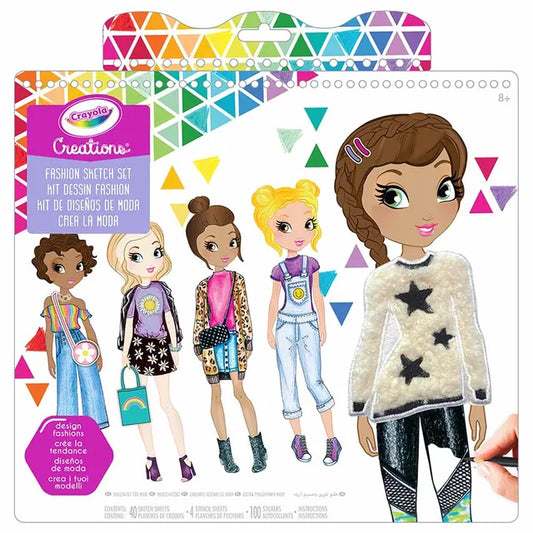 Crayola  Creations Fashion Sketch Set