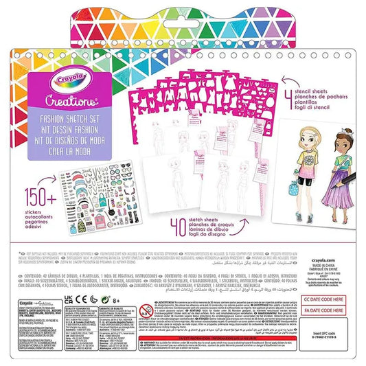 Crayola  Creations Fashion Sketch Set