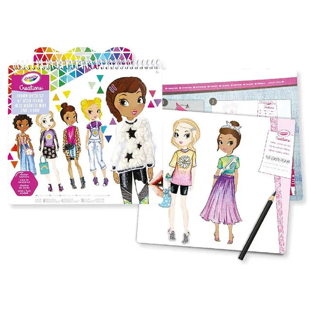 Crayola  Creations Fashion Sketch Set