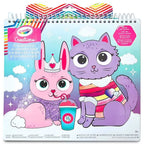 CRAYOLA- Creations, Puppy Fashion Set, Album with 40 Pages, Stencils and 150 Stickers, Creative Activity for Children