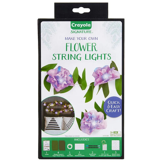 Crayola DIY Series: Flower String Lights