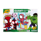 Crayola 18 Giant Coloring Pages Spidey & His Amazing Friends