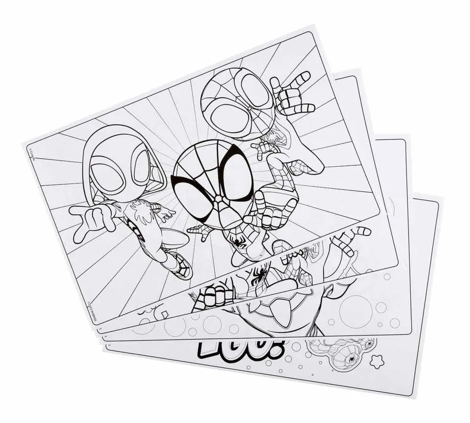 Crayola 18 Giant Coloring Pages Spidey & His Amazing Friends