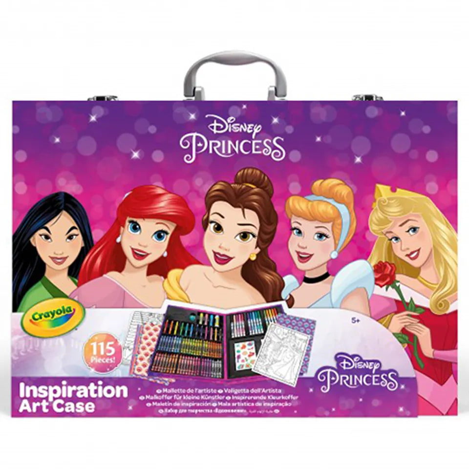 Crayola Inspirational Art Case Disney Princess - 115 Pieces