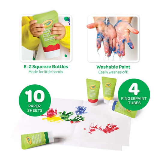 My First Crayola Washable Fingerpaint Kit, Stage 1